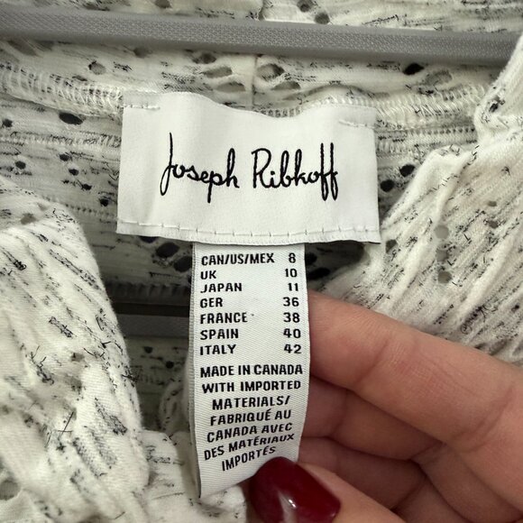 Joseph Ribkoff Drawstring Cut-out Top - Picture 4 of 4